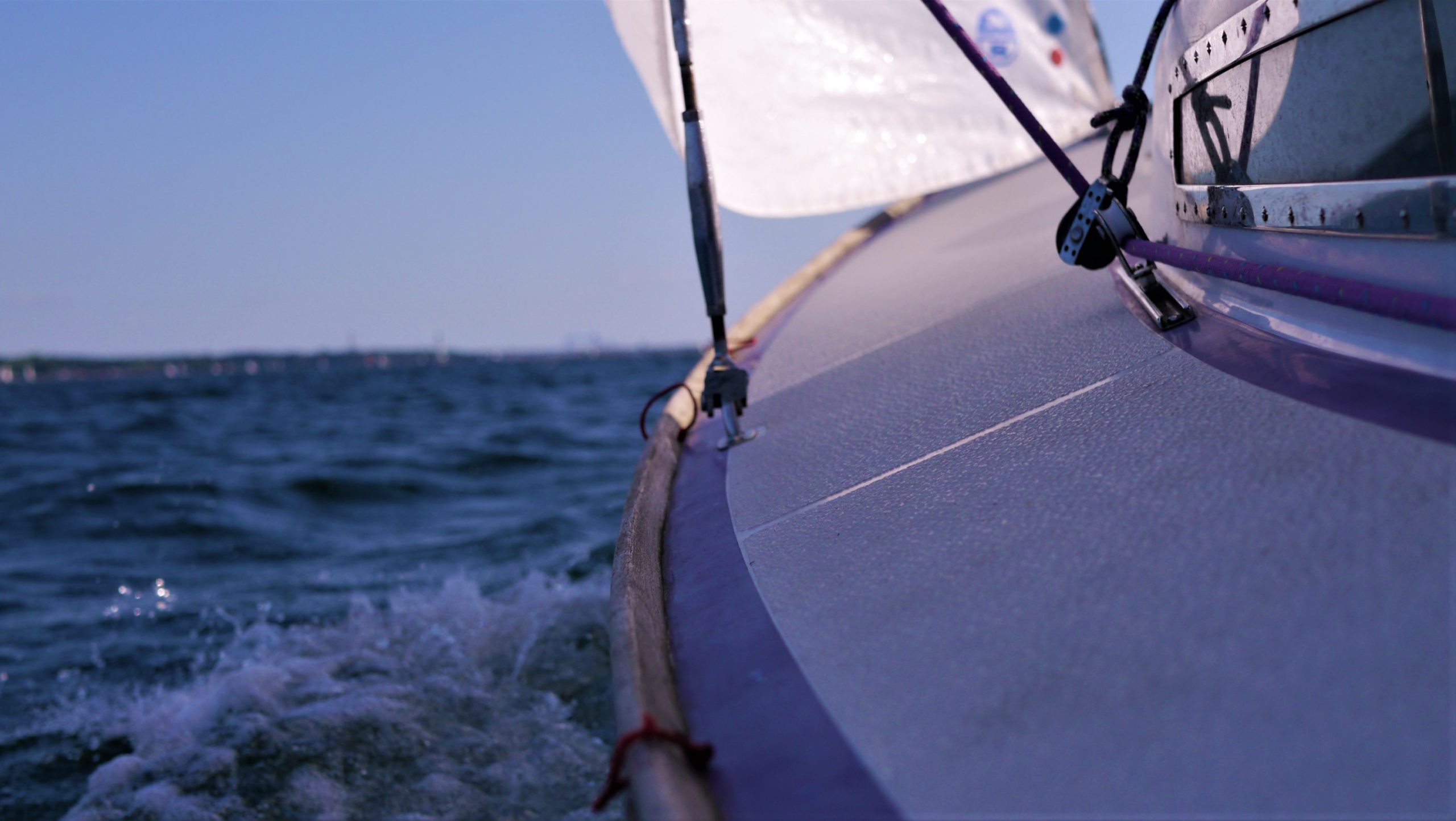 Folkeboot in See