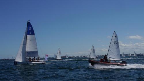 Regatta auf dem Wasser